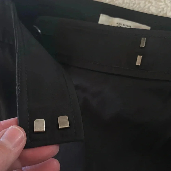 EUC Ann Taylor LOFT black “Marisa” pants. Straight leg. 9” rise. Flat front.Sz 6 - Picture 11 of 12